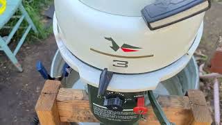 1967 JWF-22 Folding Johnson 3 hp twin with case!