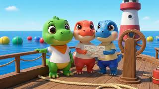 DinoBu Sailing Race and Lighthouse Adventure 🚤 | Calm Preschool Cartoon screenshot 2