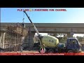Heavy Krane Machine Operatings Bridge Transom Concrete Pouring & Loading Smoothly🔥#viral #bridge
