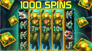 HUGE WINS ON BEAST BELOW SLOT!! (1000 SPINS) *NEW*