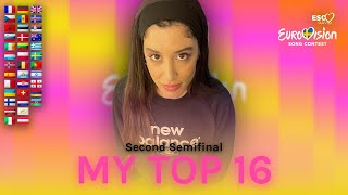 MY TOP 16 • Second Semifinal • Eurovision Song Contest 2024