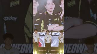 Mew entrance Team Navi 🤘🔥 #mobilelegends #navi #mplids17 #weownthis