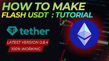 How To Make Flash USDT | Easy To Create Flash USDT : New Method 0.8.4 Version