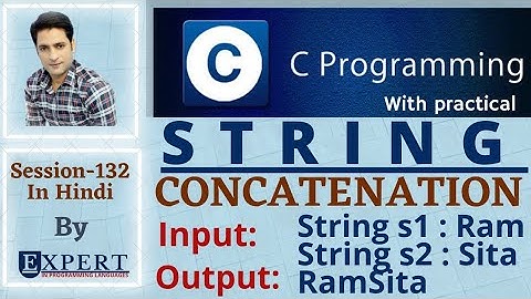 String concatenation | In Hindi