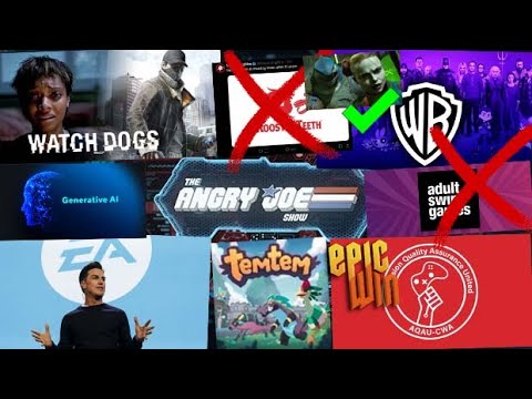 AJS News – WB Double Down on Live Service?!!, Watch Dogs Film, EA AI, Rooster Teeth RIP, QA Unionize