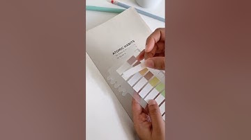 Minimal Translucent Index Sticky Note Tabs