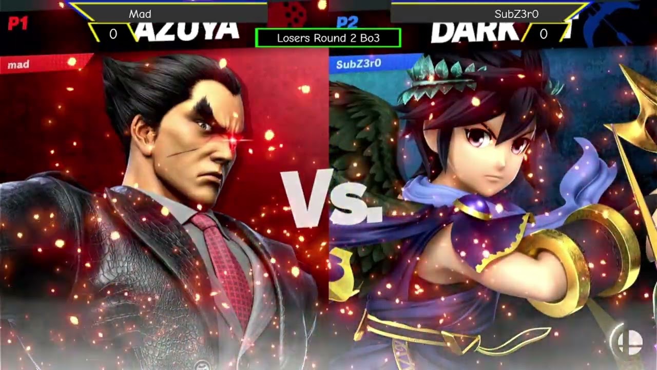 Mad (Kazuya) vs SubZ3r0 (Dark Pit) - Losers Round 2 [Shopping Spree: Opening Day]