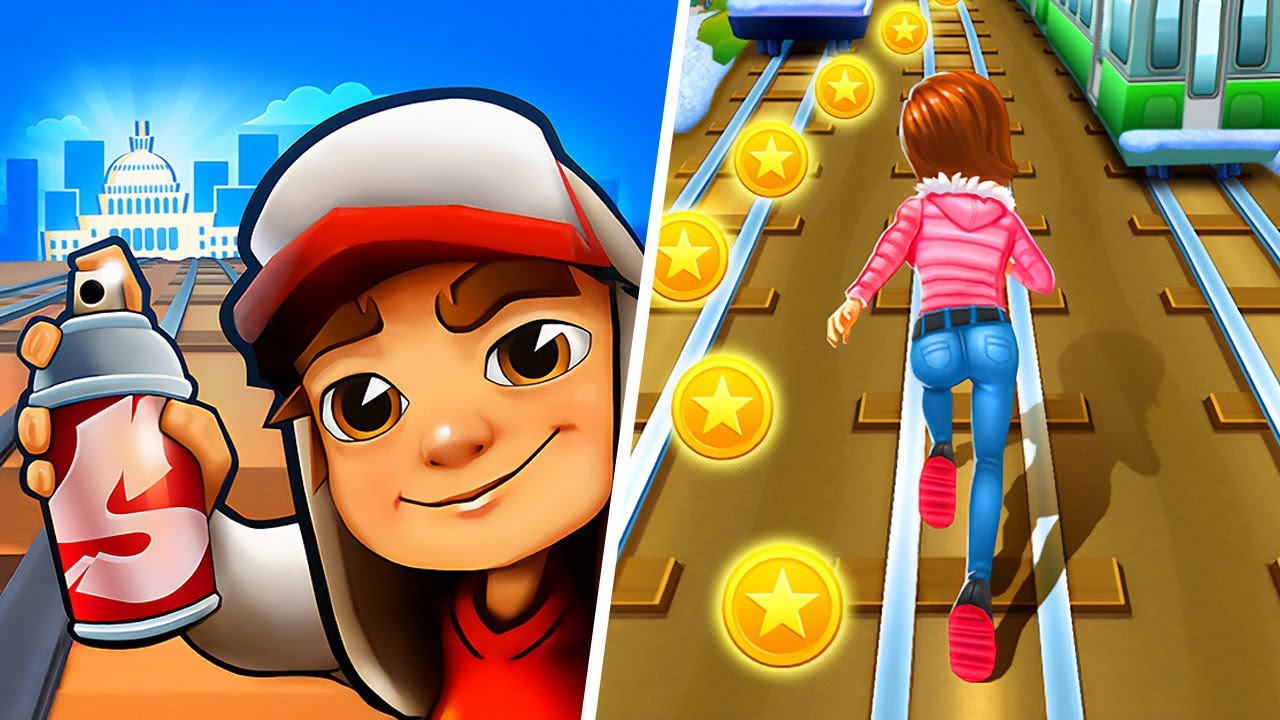 Subway Surfers VS Subway Princess Runner, Subway Surfers New Update Washington DC, Subway Surf