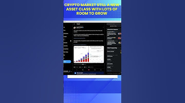 CRYPTO MARKET STILL A NEW ASSET CLASS WITH LOTS OF ROOM TO GROW