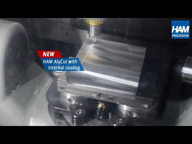 NCG CAM simultaneous 5-axis machining of Acetal using End Mill