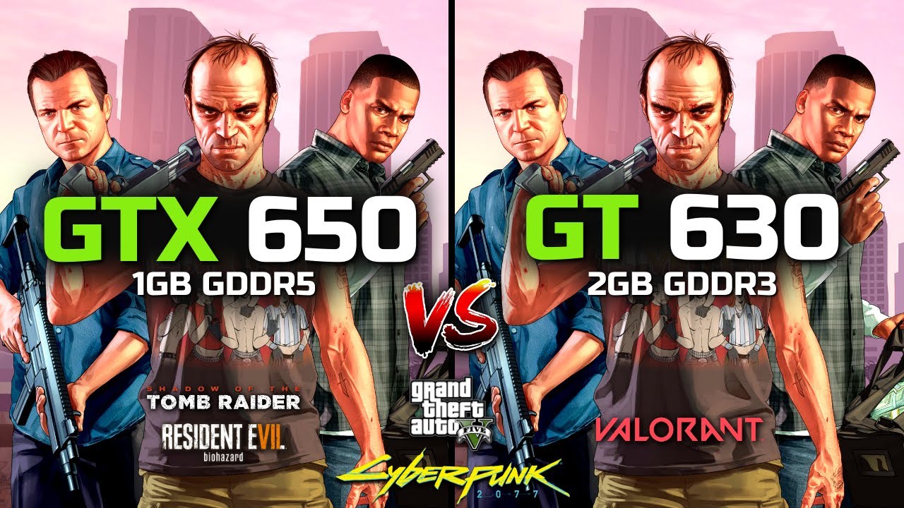 GTX 650 vs GT 630 | How Big Is The Difference??