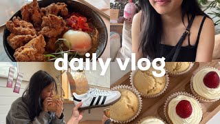 daily vlog 🍪 café hopping, what I eat, clio makeup haul, baking + exciting travel plans!