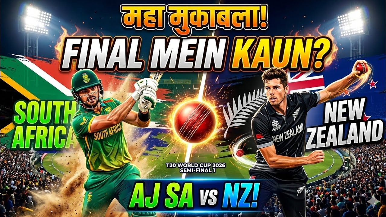 T20 World Cup Semi-Final: South Africa vs New Zealand | Kaun Jayega Final Mein? 🔥