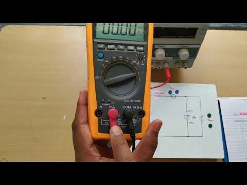 Experiment to plot V-I Characteristics of DIAC