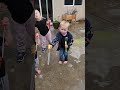 Kids blowing bubbles!