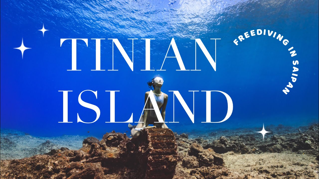 TINIAN ISLAND에서 프리다이빙 함께 해요🧜🏾‍♀️