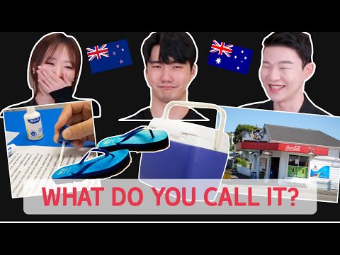 Aussie English vs Kiwi(New Zealand) English Vocabulary Differences