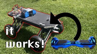 DIY robot base from broken Hoverboard / CNC & 3D Printer
