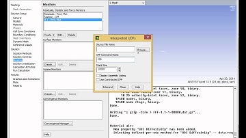 Flow Past a Cylinder – Estimation of Lift Force Using User-Defined Functions – Numerical Solution