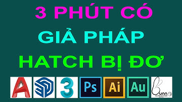 Bị lag khi hatch trong Autocad 2022 | Khắc phục hatch bị treo máy trong Autocad 2022