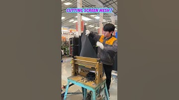 Cutting screen mesh?#shorts #windows #factory