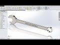 Solidworks tutorial | How to Sketch Combination Spanner in Solidworks