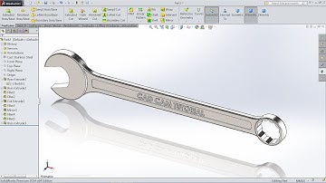 Solidworks tutorial | How to Sketch Combination Spanner in Solidworks