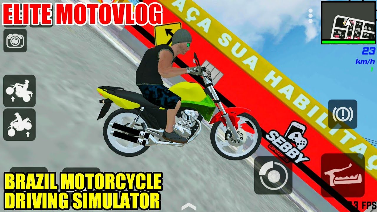 Elite MotoVlog Game - Brazil Motorcycle Driving Simulator - Android  Gameplay 