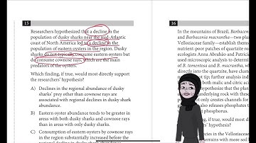 Sat practice test 8 Question 15 module 1 Reading & Writing 