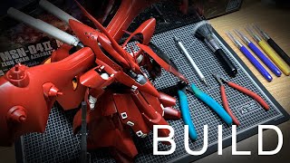 hguc 1/144 MSN04 Nightingale asmr build  Gundam Asmr  gundam build | gunpla asmr | Gunpla
