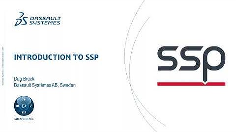 Tutorial: Introduction to System Structureand Parameterization (SSP)