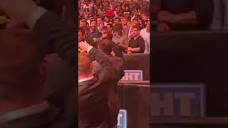 Usman Nurmagomedov Jumps Into Cage To Celebrate With Islam Makhachev Gets Escorted Out By Security