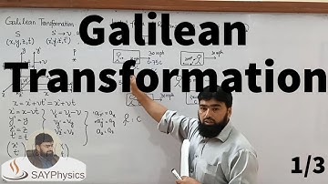 L3.1 Galilean transformation | Lorentz transformation | Start of the Relativity