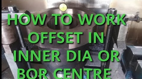 #vmc #jv40#cnc #Fanuc#siemens  How to work offset in inner diameter detail in tamil