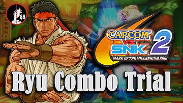 Ryu Trials for Capcom vs. SNK 2 【カプエス2】(Hints in description)
