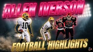 Watch the Legendary Allen Iverson Dominate in this Epic 1991 Football Clash!