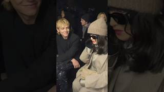 Ross Lynch and Isabelle Adjani at Ami Women's and Men's Fall-Winter 2024 Fashion Show!