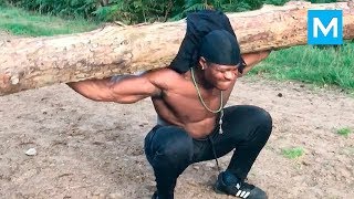 NO EXCUSES - Working Out Everywhere - Nana Kwadwo | Muscle Madness