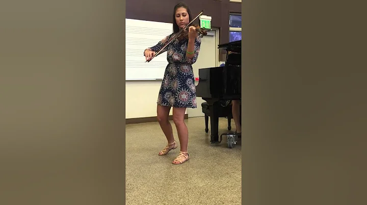 Abby Fuchs playing Chausson, Poeme