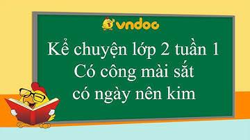 Có công mài sắt, có ngày nên kim - Kể chuyện lớp 2 tuần 1 - VnDoc.com