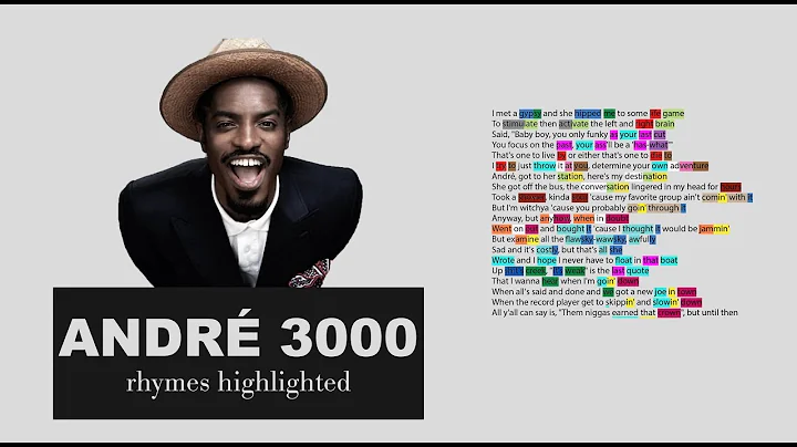 Outkast - Rosa Parks - André 3000's Verse - Lyrics, Rhymes Highlighted (037)