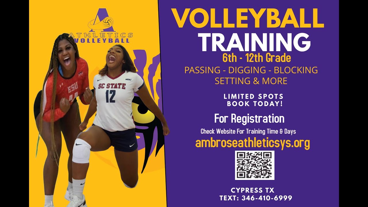 AMBROSE ATHLETICS VOLLEYBALL CAMP & TRAINING YouTube