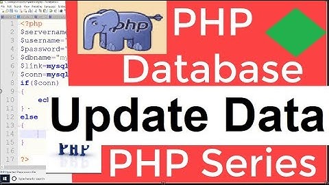 How to UPDATE Data in PHP, Mysql Database || MySql PHP Data Updation