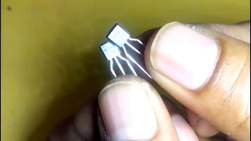 How to make led robo circuit by C828 npn transistor