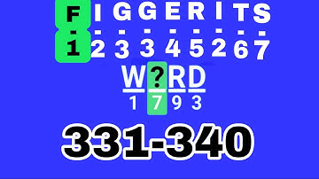 Figgerits 331 332 333 334 335 336 337 338 339 340