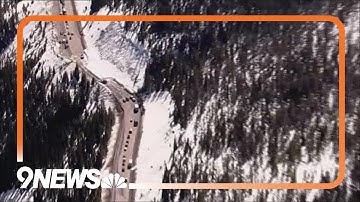 RAW: Avalanche closes all lanes of Berthoud Pass