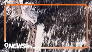 RAW: Avalanche closes all lanes of Berthoud Pass