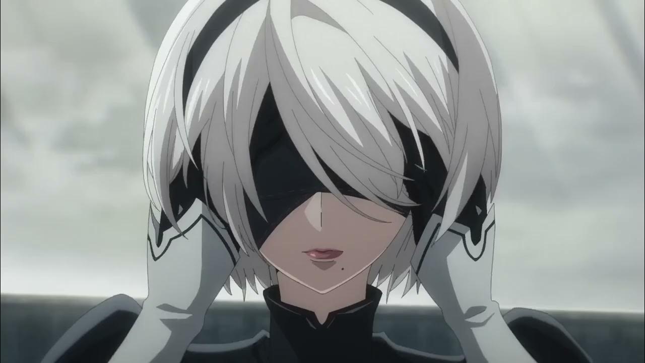 2B Finally Takes Off Her Visors (NieRAutomata Ver. 1.1a) anime manga