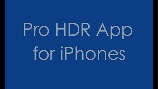 Pro HDR photo app for iPhones screenshot 4