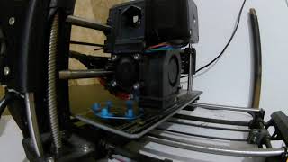 3D print upside down flower (failed) timelapse